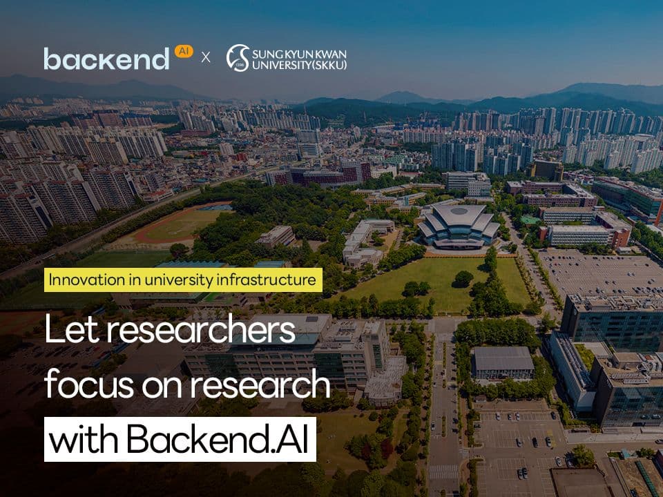 Let researchers focus on research with Backend.AI