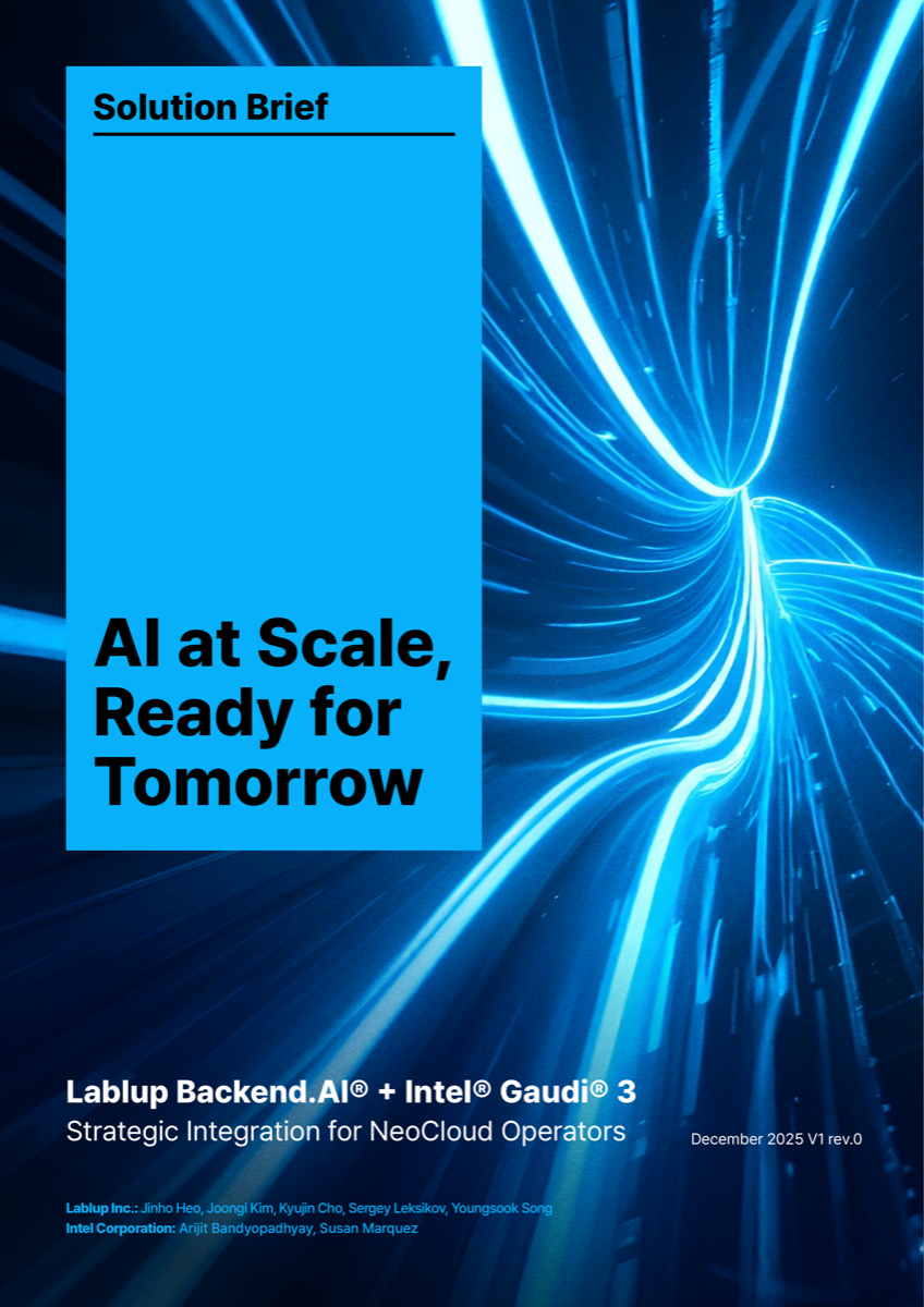 Backend.AI + Intel Gaudi 3 AI Accelerators