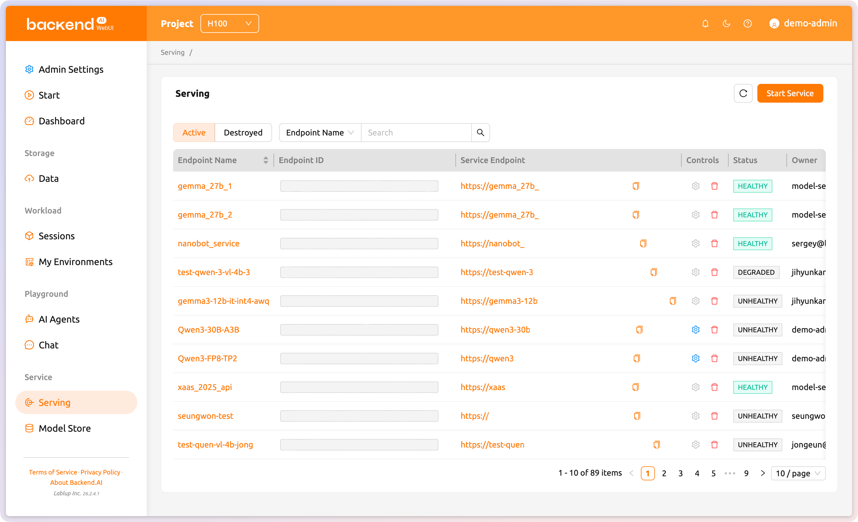 Deploy models as API endpoints